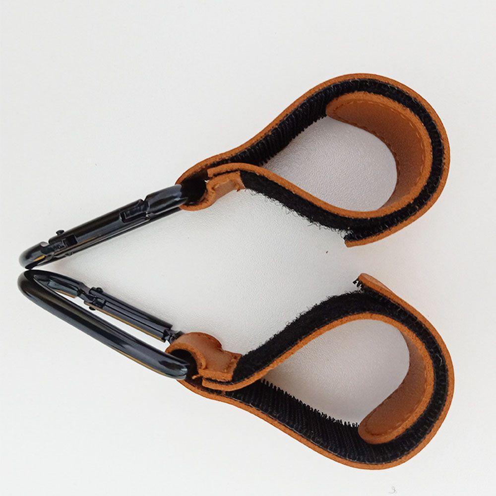 Accessories PU Leather Stroller Hooks Clips Cart Organizer Baby Bag Stroller Hook Pram Hook