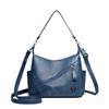 Small Square Bag Women's Soft Leather Handbag Shoulder Crossbody Bag Mother Bag