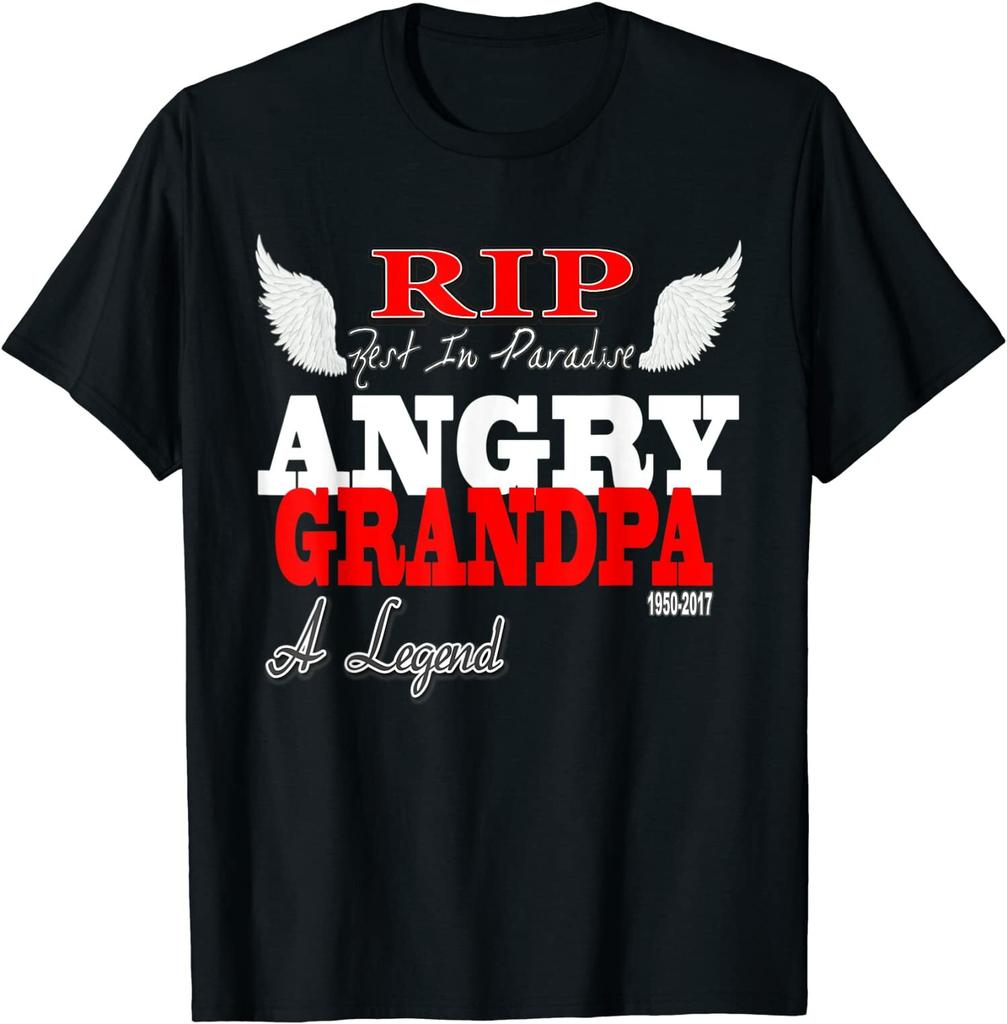 NEW LIMITED Angry Grandpa A Legend Premium Gift Idea Tee T-Shirt Size S-5XL