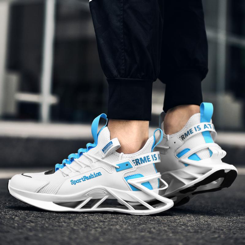 Дышащие кроссовки. Легкая мужская спортивная обувь. Кроссовки большого размера 46. Повседневная обувь для бега.