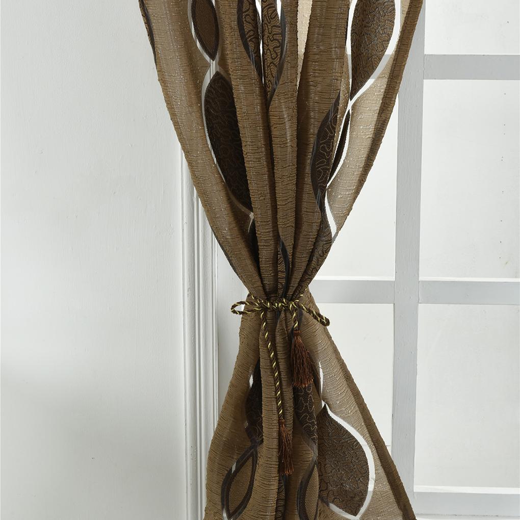 Тюль Прозрачный Окно Экран Дверь Балкон Гостиная Полупрозрачные Жалюзи Занавес