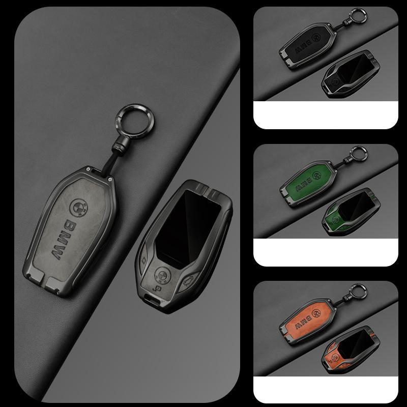 Car Key Case Cover Fob Protector Shell for BMW Display LED 5 7 series G11 G12 G30 G31 G32 i8 I12 I15 G01 X3 G02 X4 G05 X5 G07 X7 dnsh52