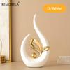 Керамическая статуэтка Nordic Creative Light Luxury Living Room Decoration Скульптуры и статуэтки Аксессуары для офисного стола Декор комнаты