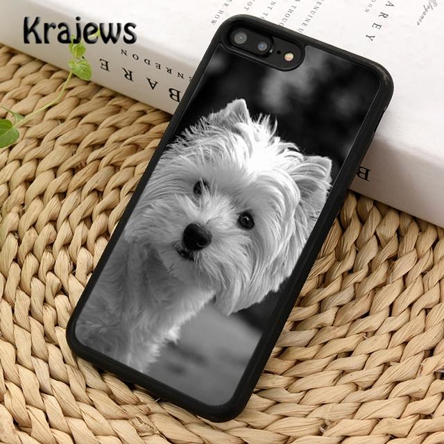 Krajews Westie Dog Small White Soft Phone Case Cover For IPhone 18 17 Air 16 15 14 plus 11 12 13 pro max Plus coque Fundas