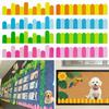 2pcs/set Long Fence Craft Classroom Wall Stickers Blackboard Posters  Primary School Class