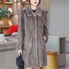 Middle-aged Women's Faux Fur Coat Winter Outerwears Elegant Thick Warm Long Fur Jackets for Women Clothes