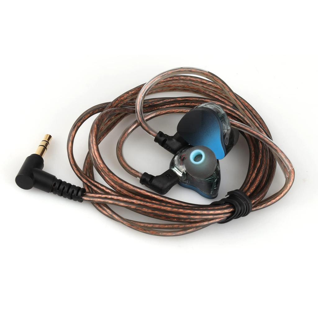 LINSOUL Kiwi Ears Dolce 1DD Dynamic HiFi Earphones with HIFI Sound Deep Noise Stereo Blue Wired Comfortable Ergonomic No Made In China 3.5mm Jack,