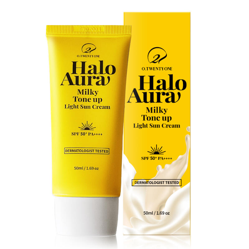 O21 Halo Aura Milky Tone-Up Light Sunscreen 50ml