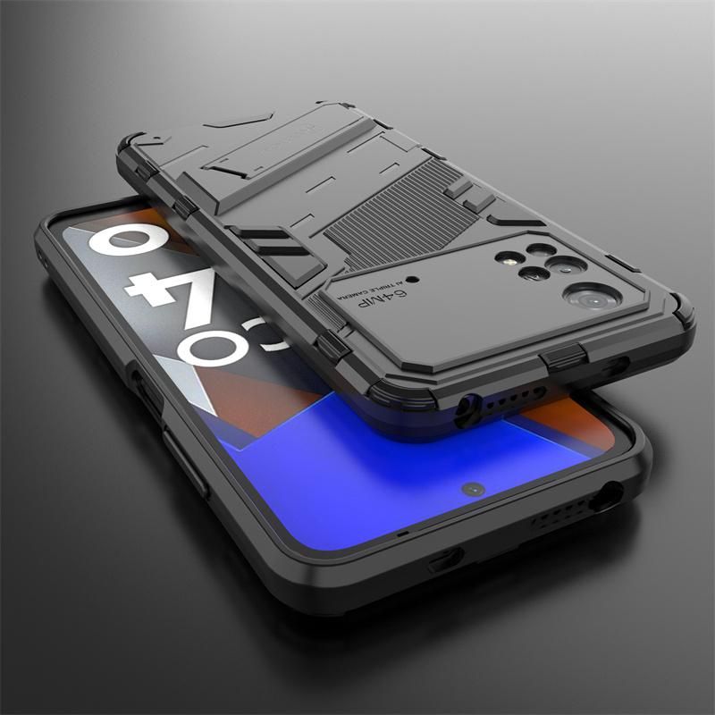 Для Xiaomi Poco M4 Pro 4G чехол магнитная подставка держатель бронированная задняя крышка для Poco Poko Pocco Little M4Pro M 4 Pro 4Pro M4 Pro Чехлы