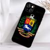 Venezuela Flag Coat Of Arms Case For iPhone 13 12 11 14 Pro XS Max X XR 7 8 Plus SE2 12 13 Mini Back Cover Phone Case