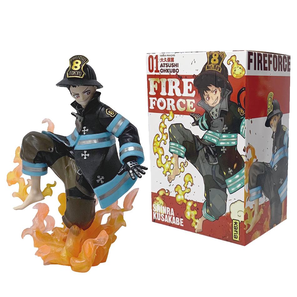 В наличии Оригинальный KOTOBUKIYA ARTFX J Fire Force Синра Кусакабе Аниме Готовая модель Игрушка Подарки Коллекция