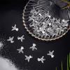 10/30/50pcs Angel Guardian Angel Talisman Alloy Wings Double Sided Jewelry Making Talisman Christmas Earrings Necklace Bracelet Supplies Crafts
