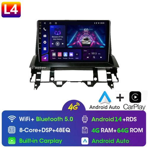 Ndroid 13 для Mazda 6 2002 - 2008 Мультимедиа Навигация GPS Видео Автомагнитола Плеер Стерео Carplay Монитор Радио Экран ТВ