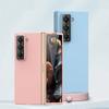 2 в 1 матовый однотонный пластиковый чехол для телефона Samsung Galaxy Z Fold SE Special 6 W25 ZFoldSE Fold6 с рамкой, защищающей от отпечатков пальцев