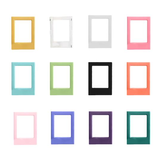 10 шт. Магнитная фоторамка для пленки Fujifilm Instax Mini, рамка для демонстрации фотографий, магнит на холодильник, 3-дюймовый мини-держатель для фото, украшение