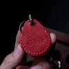 Оригинальный дизайн, ручной работы, из французской овчины, кожаный чехол для карты доступа с каплями воды, простой и милый женский брелок