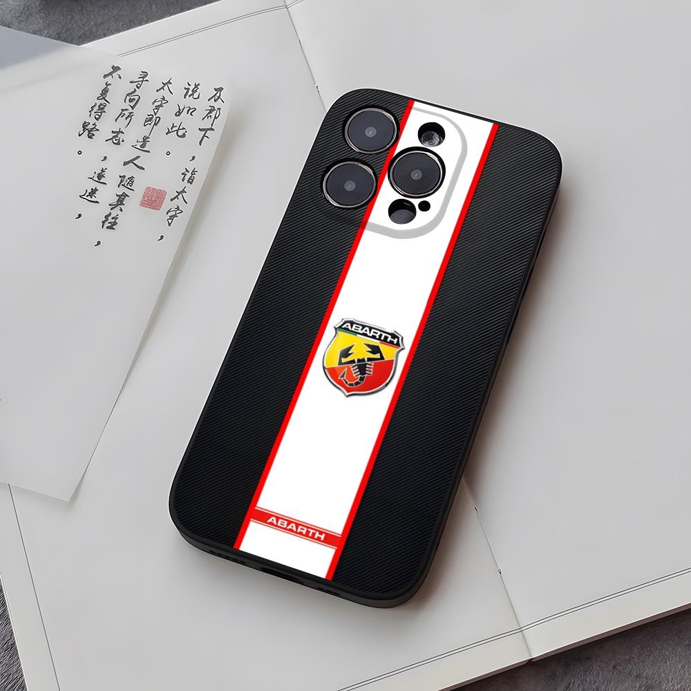 ABARTH Италия Чехол для телефона автомобиля Funda для iphone 14 13 16 11 15ProMax 12 Pro Max Mini Xr Xs X 7 Plus Чехлы