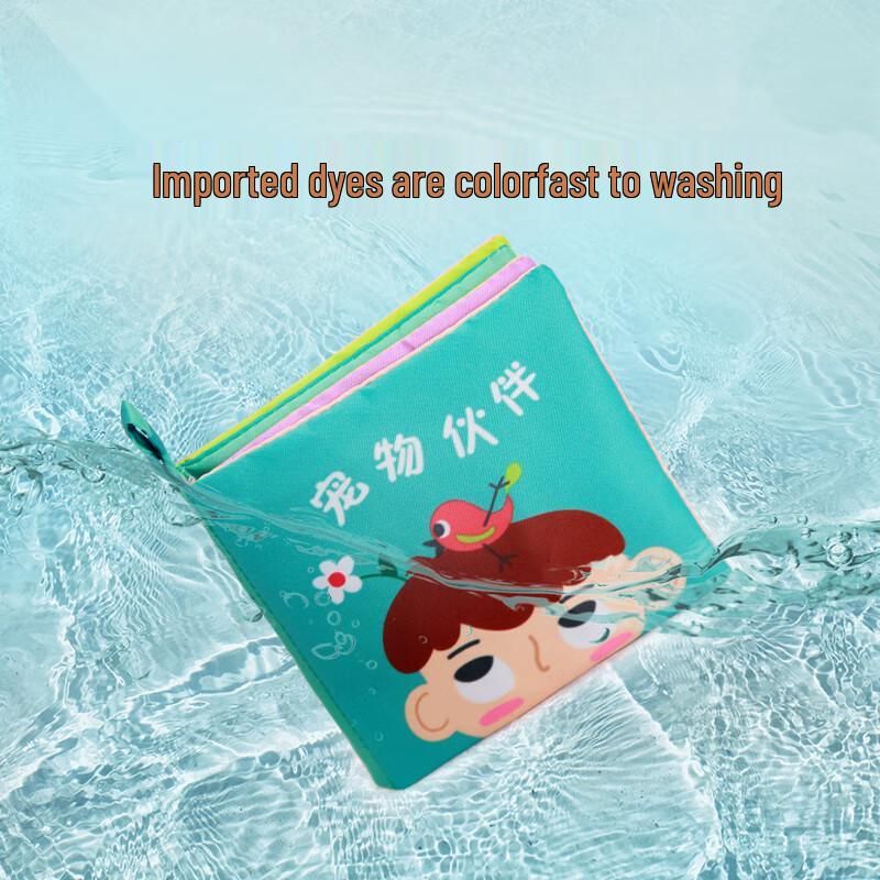 LALABABY Прочная тканевая книжка для малышей - Серия «Маленькая библиотека»