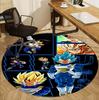 DRAGON BALL Pattern Round Rug, Indoor/Outdoor Mat, for Picnic, Gameroom, Bedroom, Office, Living Room, Home Decor Carpet, Birthday Gift