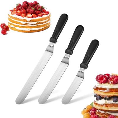 Нержавеющая сталь нож для крема для торта, шпатель для разглаживания глазури, глазурь, кондитерские изделия, кухонные гаджеты, инструмент для украшения