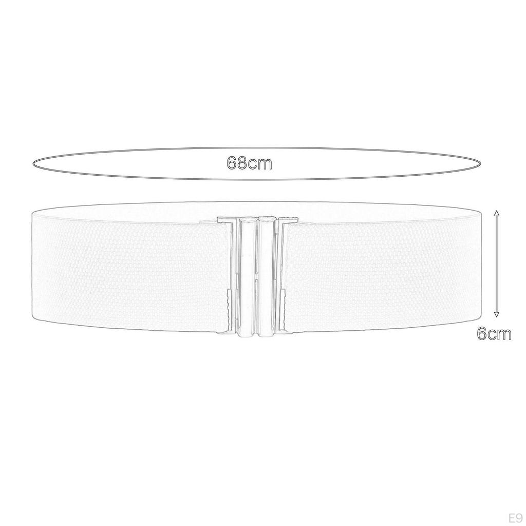 Стильный женский эластичный пояс с шикарной пряжкой