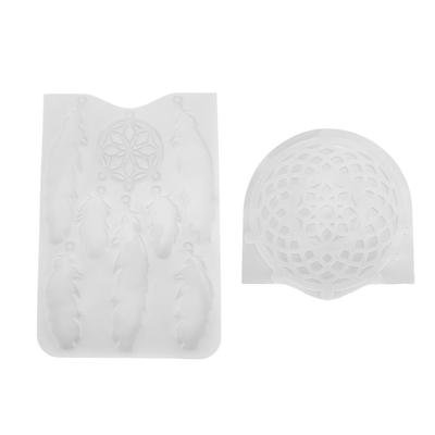 Силиконовая форма Ловец снов Легко извлекается Мягкая Гибкая Многоразовая Персонализированная DIY Эпоксидная смола