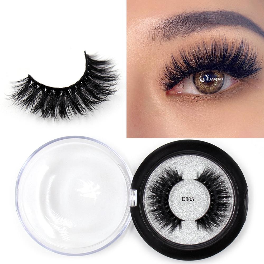 Eyelashes 3D Mink Lashes Cross Thick Natural Fake Eyelashes Professional Makeup Eye Lashes Dramatic False Eyelash Extension D808