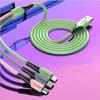 1 шт. новый жидкий 3A USB-кабель для зарядки и передачи данных кабель для быстрой зарядки