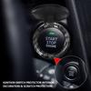 1PC Carbon Fiber Engine Start Button Cover Ignition Switch Protector Interior Decoration & Scratch Protection