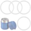 4 шт. Запасное уплотнительное кольцо для термоса Funtainer 10 унций, пищевой контейнер, силиконовые прокладки без BPA для крышек, кухонное хранение (белый)