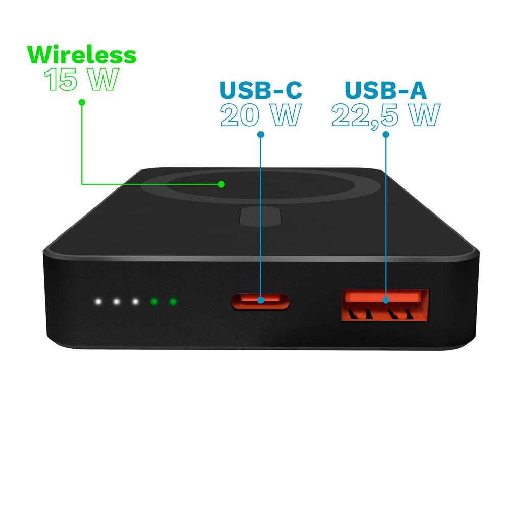 POWER BANK induction Kruger&Matz 10000 mAh Mag Safe
