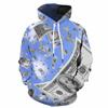 Spring Autumn Fashion Casual Fun Men's Hooded Sweatshirt 3D Printed Streetwear Unisex Jacket Long Sleeve Pullovers Oversized Tops