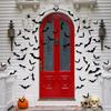 Halloween 3D Bats  Wall Decor,Realistic PVC 3D Bats Sticker for Home Indoor Outdoor Halloween Party Wall Decoration