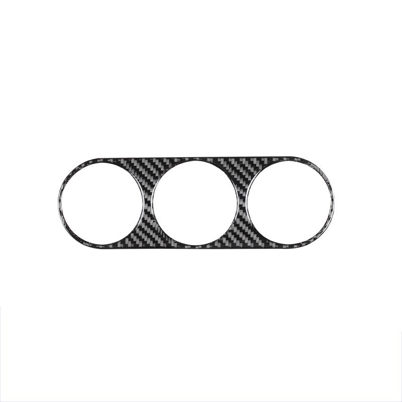 Углеродное волокно, автомобильный кондиционер, поворотная кнопка, наклейка на панель для Dodge Challenger 2008-2014, автодекор