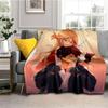 Anime SAO Sword Art Online Printed Oversized Manta Sofa Bed Cover Soft and Hairy Blanket Plaid Soft Warm Flannel Throw Blankets