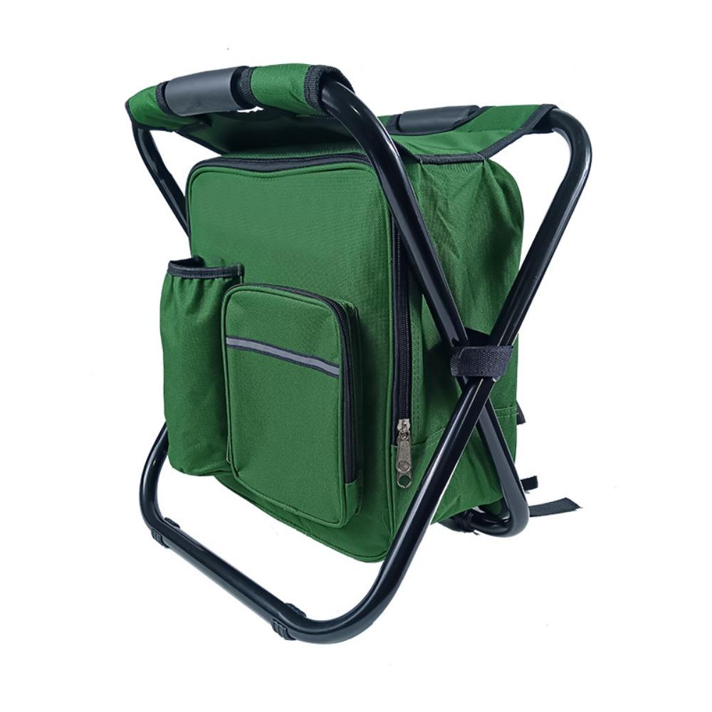 Strong Load-bearing Smart Fishing Chair with Cooler Bag Sports Folding Chair Picnic