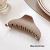 1pcs Korean Coffee Large Hair Claws Acrylic Hairpins Barrette Crab Hair Clips Headwear for Women Girls Braiders Hair Accessories