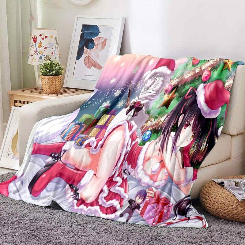 Рождественское одеяло Рождественский теплый подарок на заказ диван-кровать одеяло для пикника мягкая простыня доставка одеяло аниме домашнее одеяло