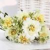 Artificial Flower Good-looking Realistic Full of Vitality Practical No Wither Clear Texture Simulation Dahlia for Wedding