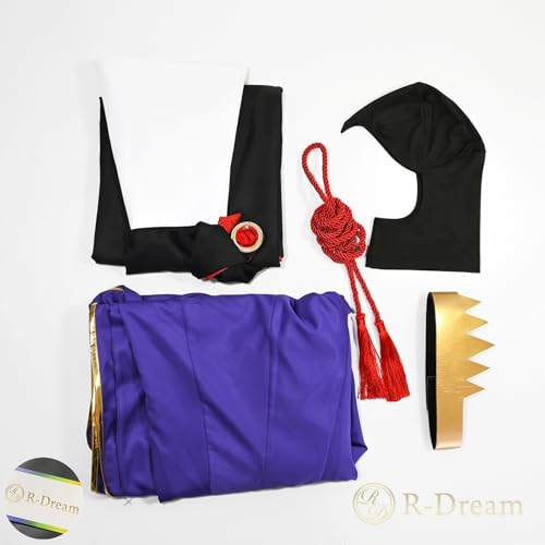 R-Dream Косплей костюм Злой Королевы из Белоснежки для Хэллоуина, Женское платье с короной и плащом, Большие размеры (Маленький)
