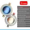 72-core high-frequency voice coil with 72.2mm pole component, round flat wire - speaker coil audio repair accessory.
