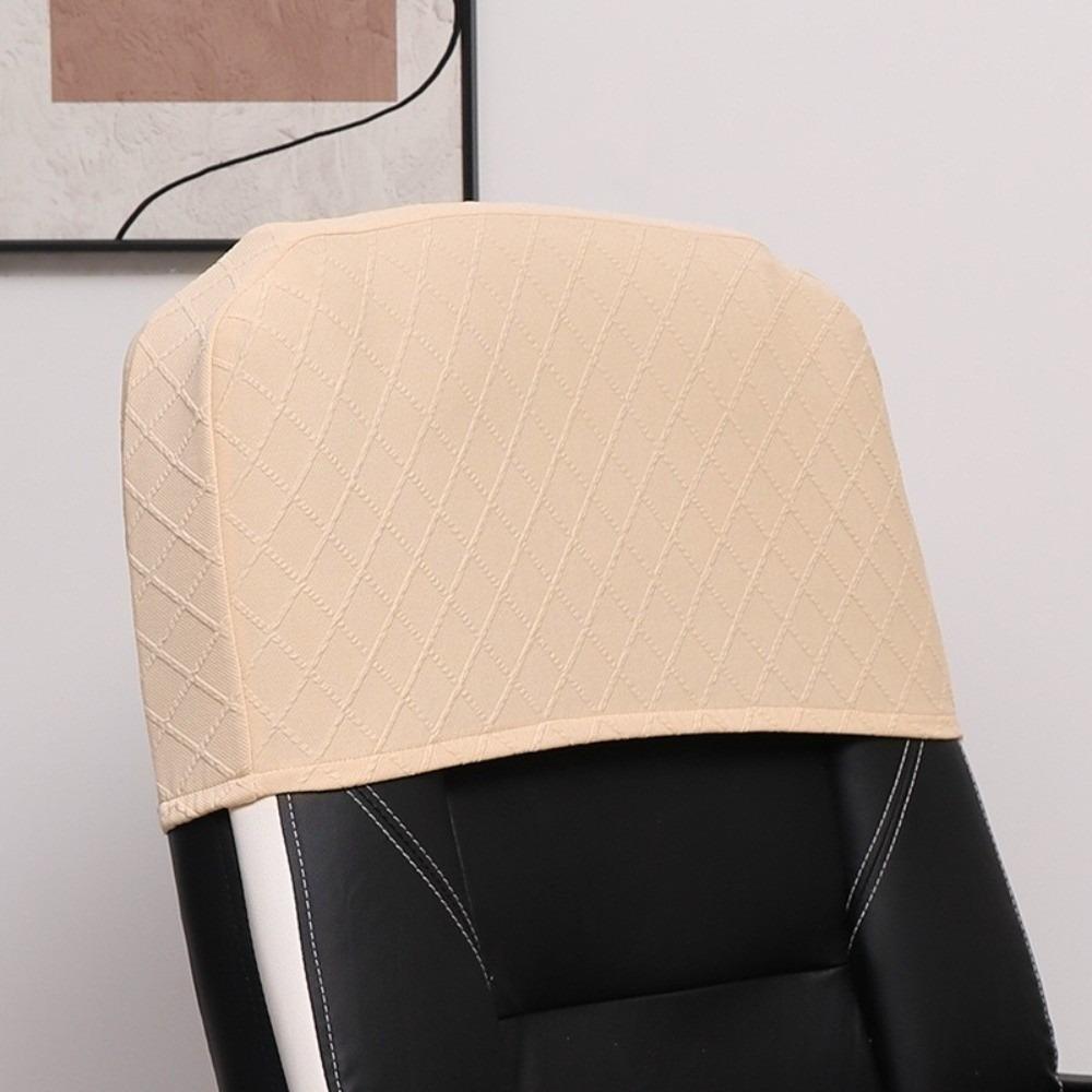 Protective Cover Office Chair Backrest Cover Solid Color Chair Back Covers  Office Chair