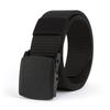 Men's Nylon Anti-Allergic Tactical Belt with Plastic Buckle for Military Training and Outdoor Activities