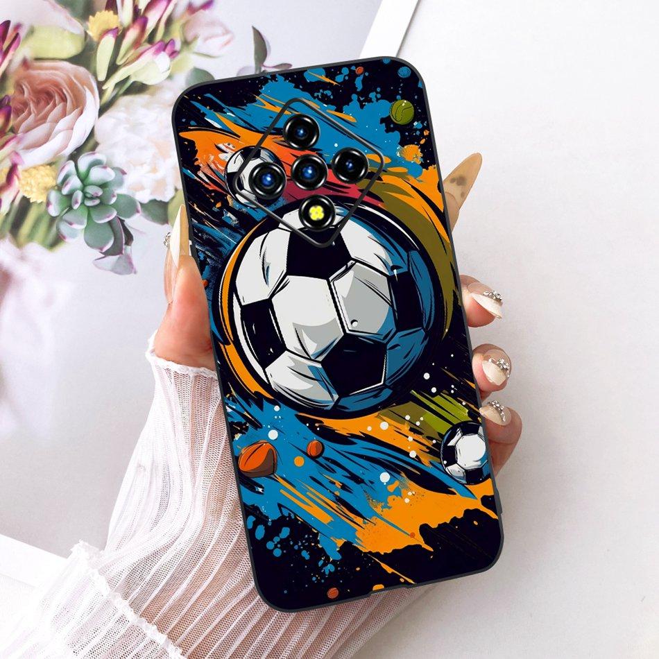 For Infinix Zero 8 8i X687 X687B Cool Dragon Tiger Pattern Phone Case For Infinix Zero8 Zero8i Black Silicone Soft Cases