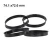 Compatibility New Hub Centering Ring Hub Centering Ring For BMW Hub Centering Ring Plastic 74.1mm Hub Centering Ring