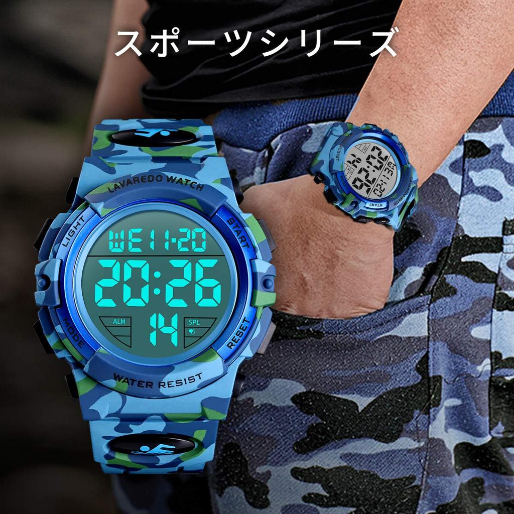 Цифровые часы 50 м водонепроницаемые дата день будильник светодиодный дисплей водонепроницаемые часы спортивные часы на открытом воздухе цифровые часы мужские многофункциональные