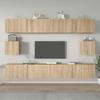 VidaXL TV Unit Set 6 Pcs Sonoma Oak Engineered Wood 3114368