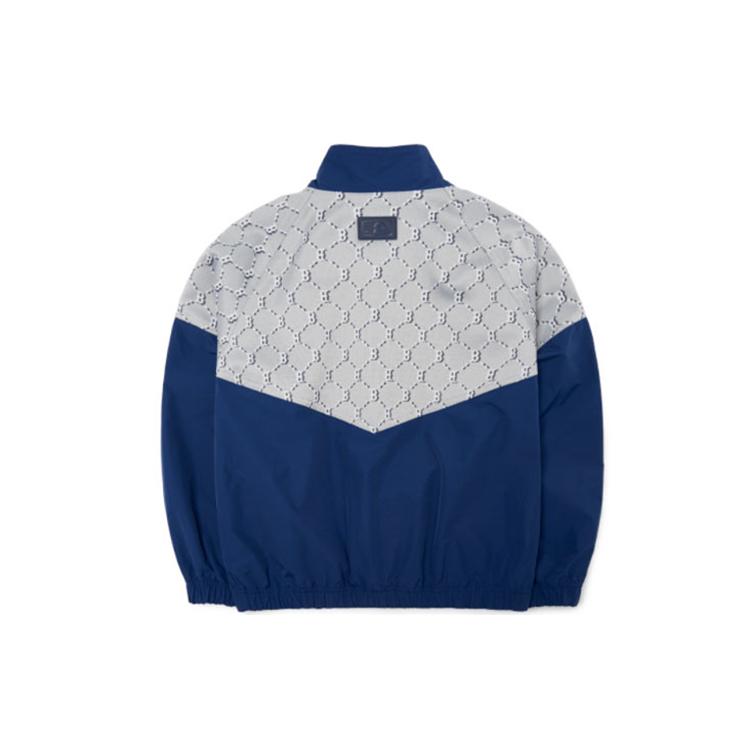 New MLB Old Flower Jackets Unisex Navy Blue 3AWJM0221-43MGS