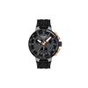 Tissot Часы мужские Кварцевые с хронографом Серия Racing Светонакопители Отображение даты Черная сталь Силикон T111.417.37.441.07
