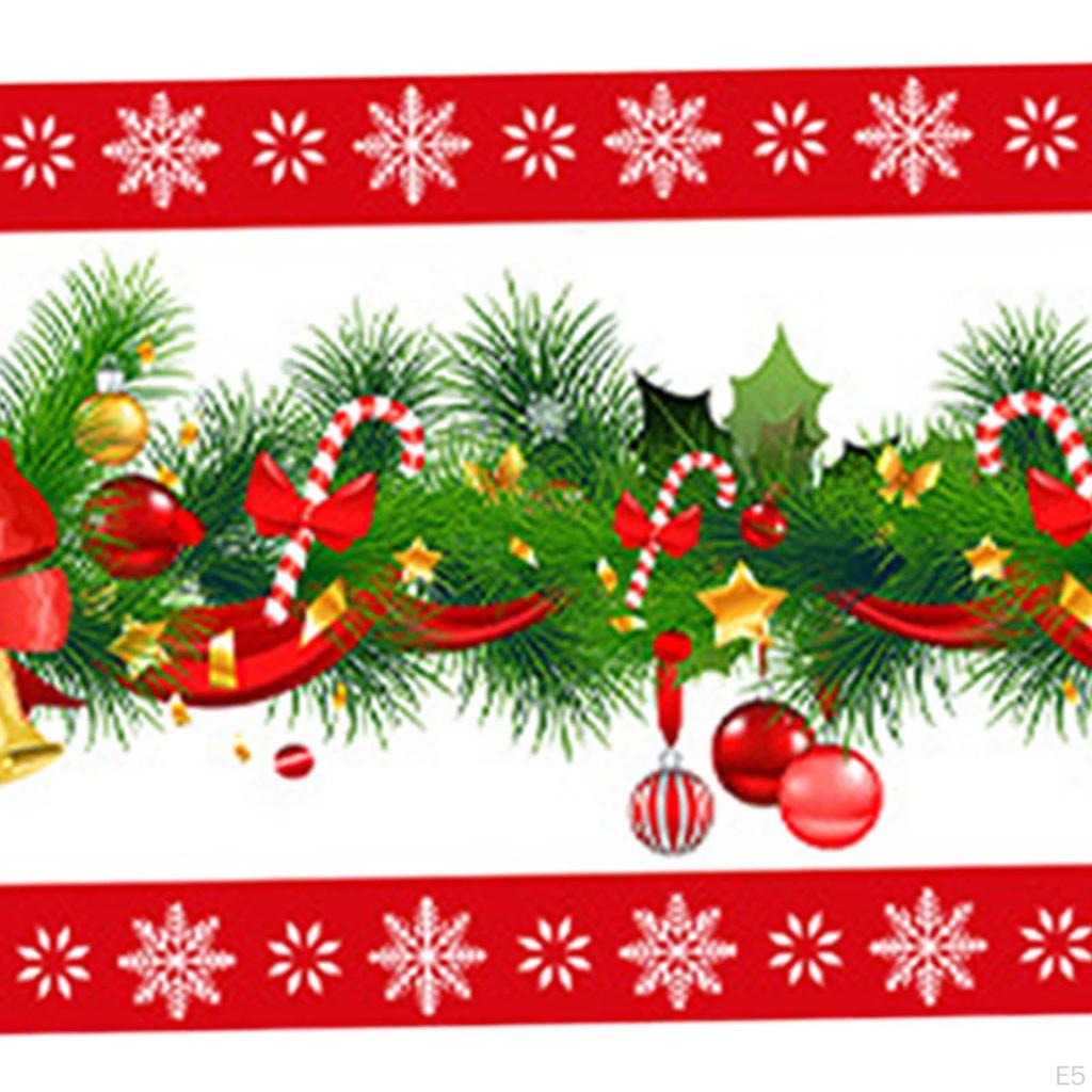 Christmas Table Runner - Stylish Holiday Decoration for Dining Dresser